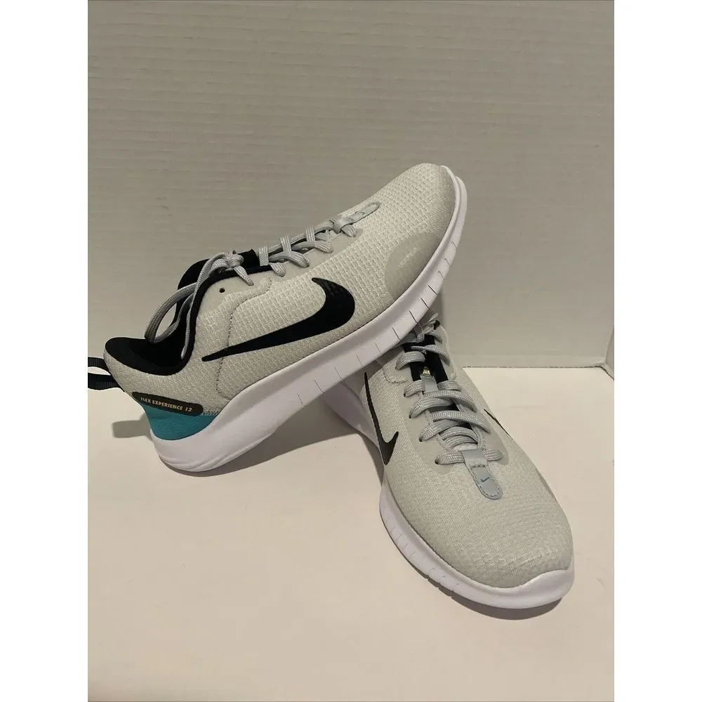 NEW Women's Nike Size 6.5 Flex Experience RN 12 Shoes White Silver DV0746 002 - Picture 1 of 5